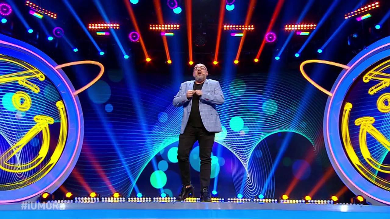 Jutații nu i-au gustat glumele. Ioan Olteanu a venit pe scena iUmor cu un număr de stand up comedy prea dur