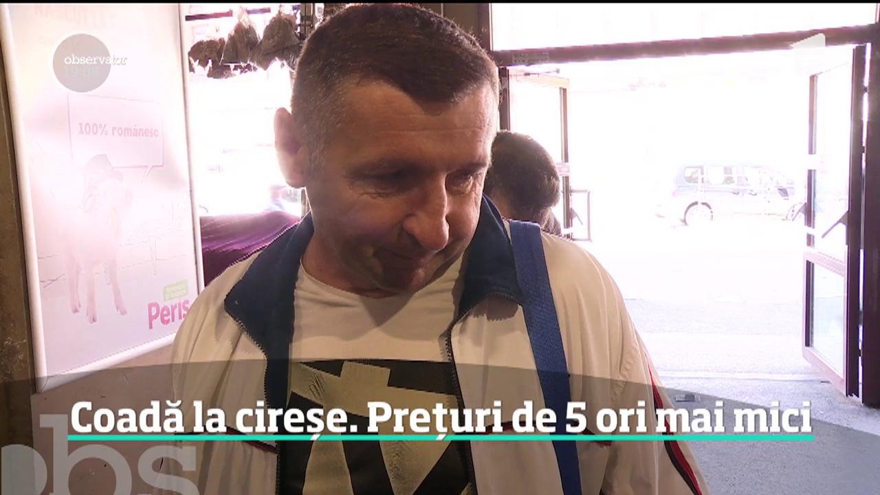 Coadă mare la cireșe. Prețul acestor fructe a scăzut chiar şi de cinci ori