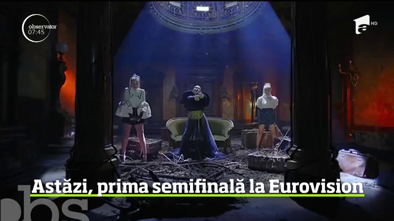 Concursul Eurovision &icirc;ncepe la Tel Aviv cu prima semifinală, pentru care participanţii au avut, repetiţia generală, &icirc;n costume