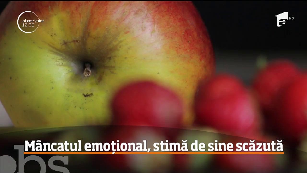 M&acirc;ncatul emoțional, stimă de sine scăzută. Probleme emoționale ne poate aduce kilograme &icirc;n plus