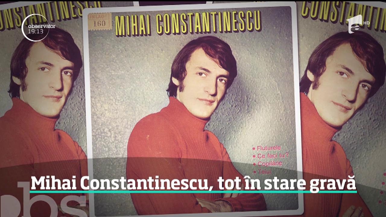 Mihai Constantinescu, tot &icirc;n stare gravă, deși medicii au reuşit să-i stabilize funcţiile inimii