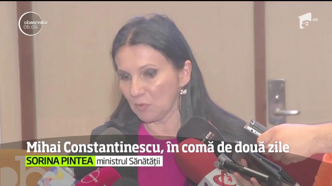 De aproape două zile, Mihai Constantinescu este &icirc;n comă, la spitalul Floreasca din Capitală