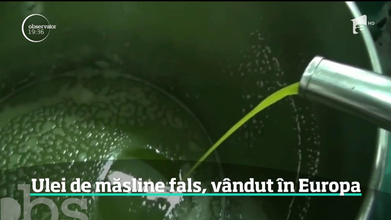 Sute de tone de ulei de măsline fals, v&acirc;ndut &icirc;n Europa. Falsificatorii erau adevăraţi alchimişti