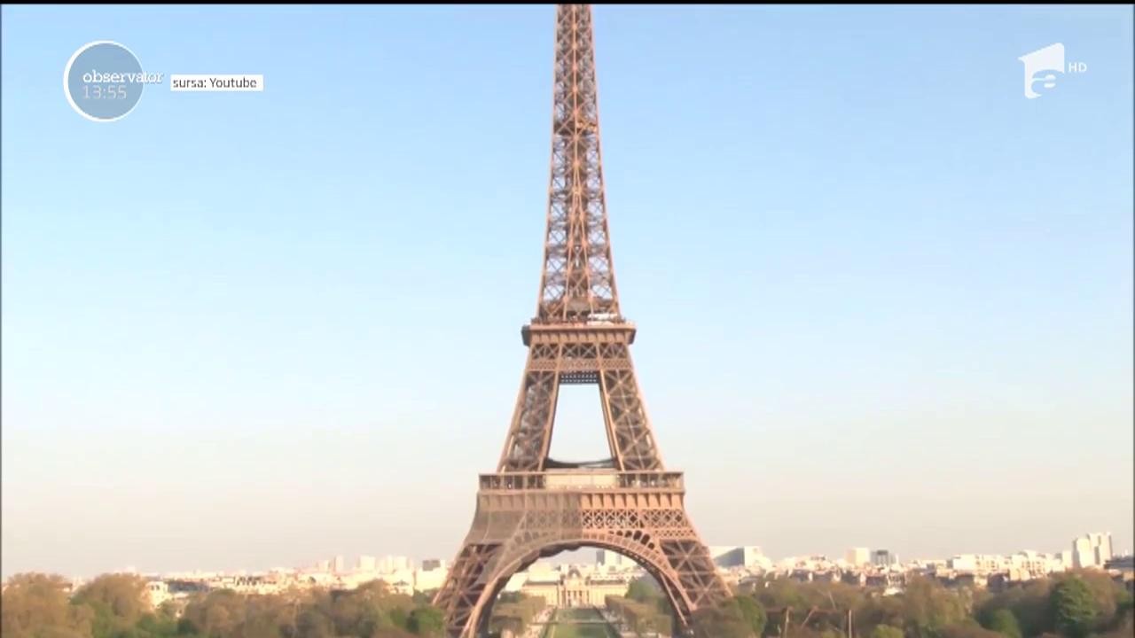 Cel mai cunoscut simbol al Franţei este celebrat la Paris. S-au &icirc;mplinit 130 de ani de c&acirc;nd Turnul Eiffel a primit primul vizitator
