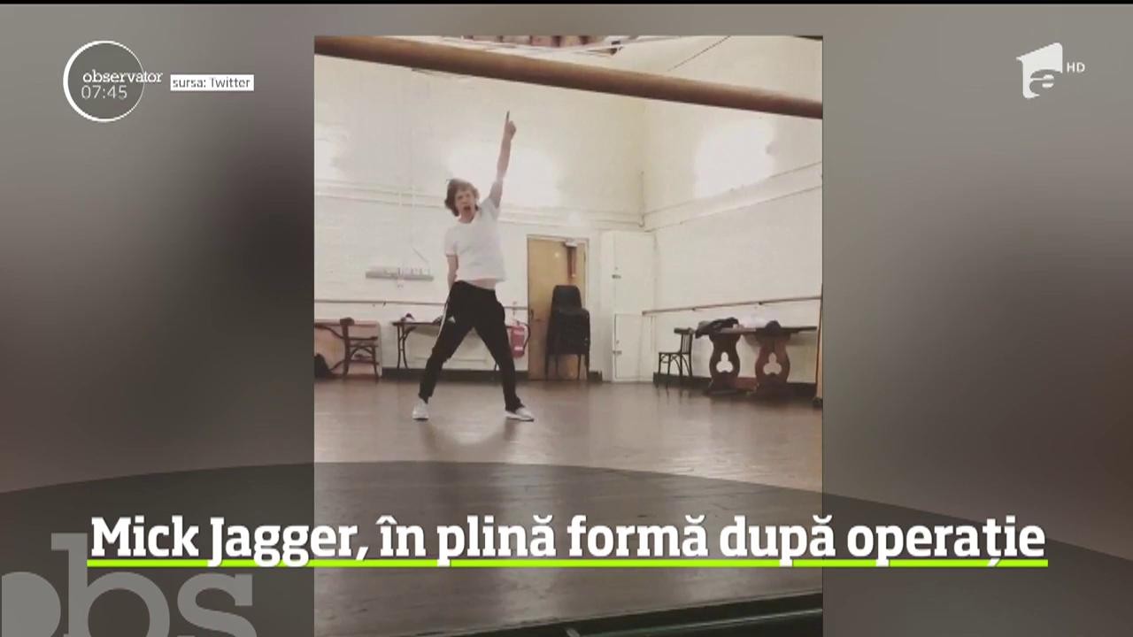 Mick Jagger, &icirc;n plină formă după operație