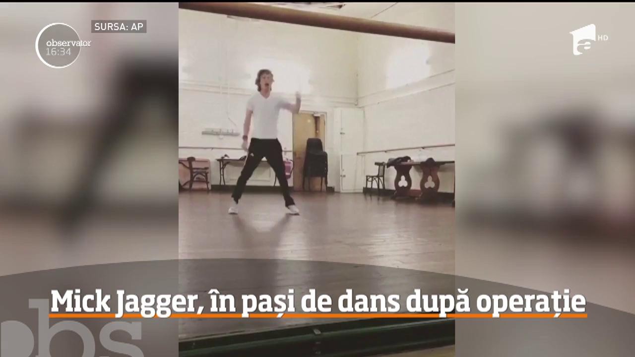 Mick Jagger, &icirc;n pași de dans, după ce a fost operat la inimă