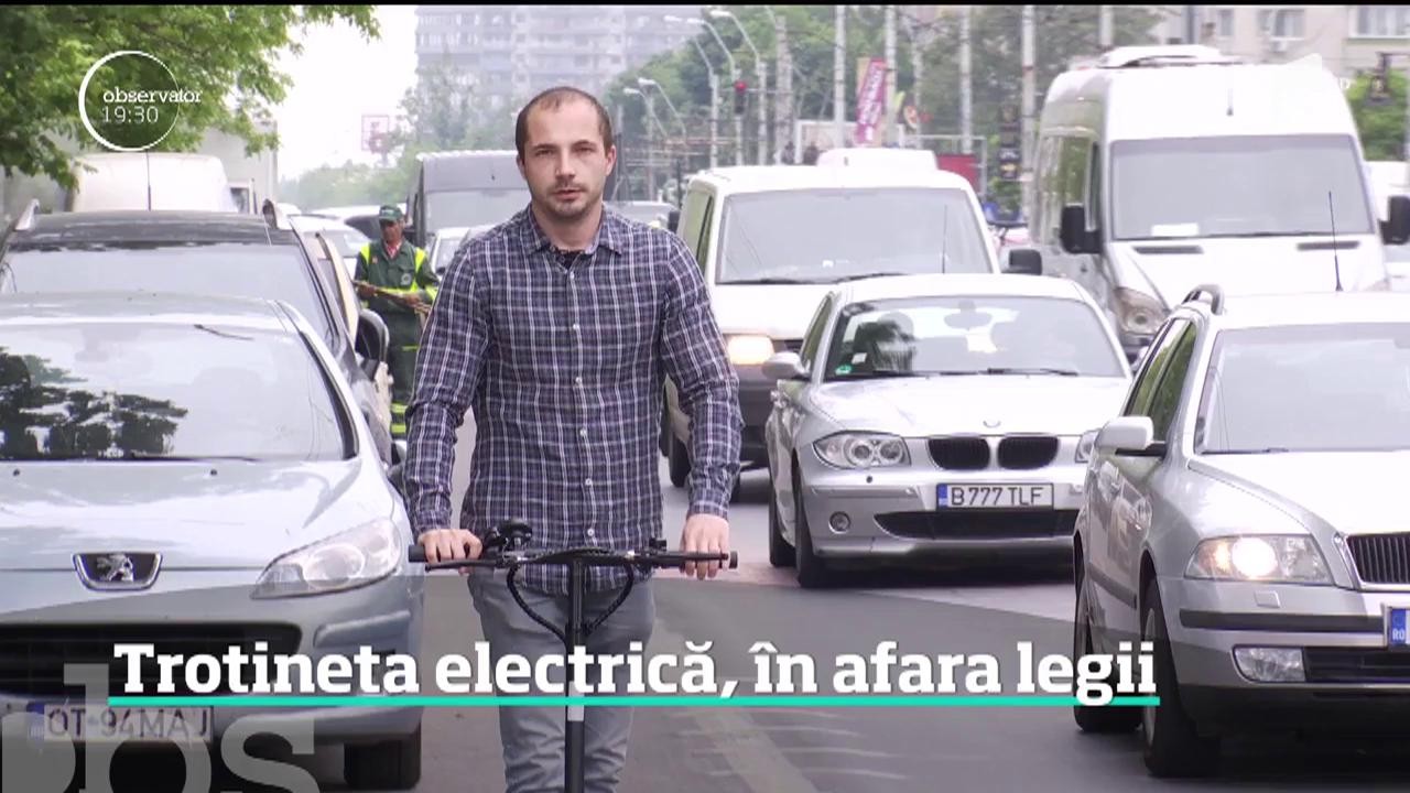 Trotineta electrică, &icirc;n afara legii. Vehiculul nu apare &icirc;n Codul Rutier