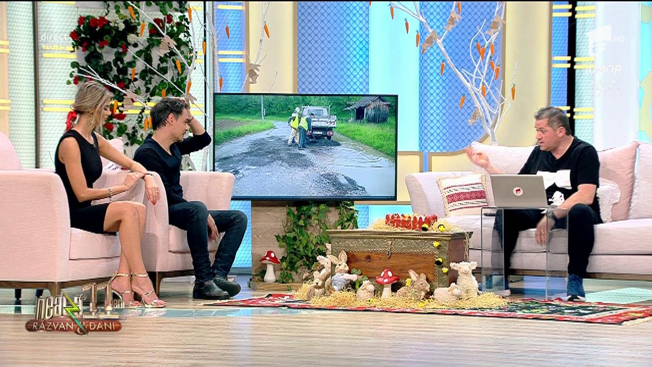 Smiley News. Dorel de V&acirc;lcea asflateaza o groapă plină cu apă!