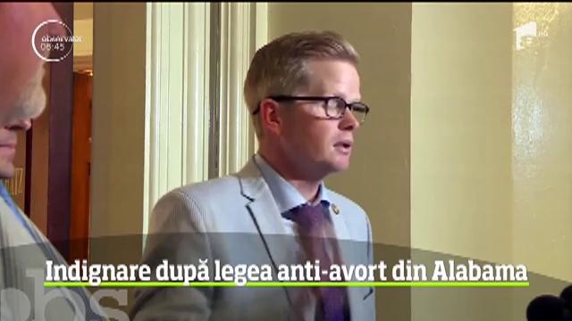 Noua lege anti-avort, deosebit de restrictivă, adoptată &icirc;n statul Alabama, st&acirc;rneşte un val de proteste &icirc;n Statele Unite