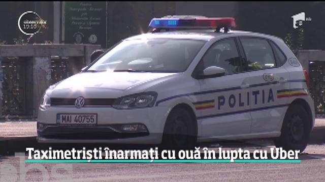 Taximetriștii &icirc;narmați cu ouă &icirc;n lupta cu șoferii Uber