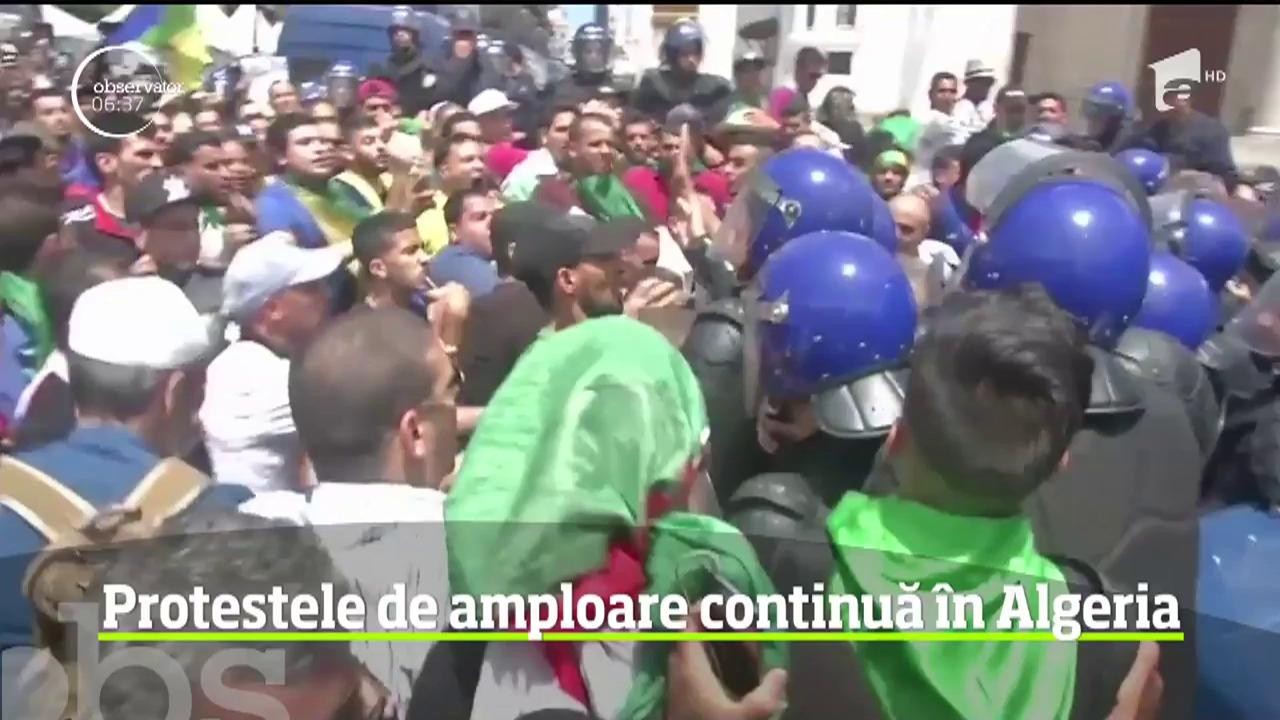 Protestele de amploare continuă &icirc;n Algeria