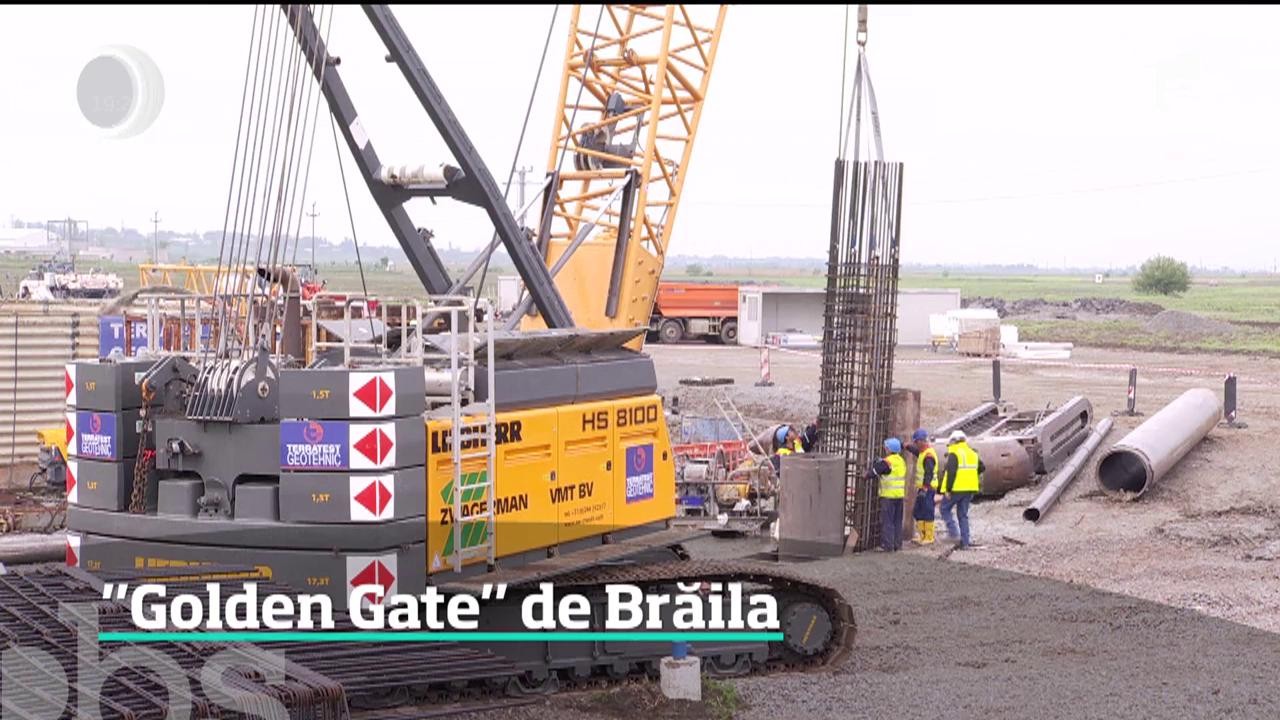 Cel mai spectaculos pod din Rom&acirc;nia, practic un Golden Gate al ţării noastre, va fi ridicat &icirc;n Brăila