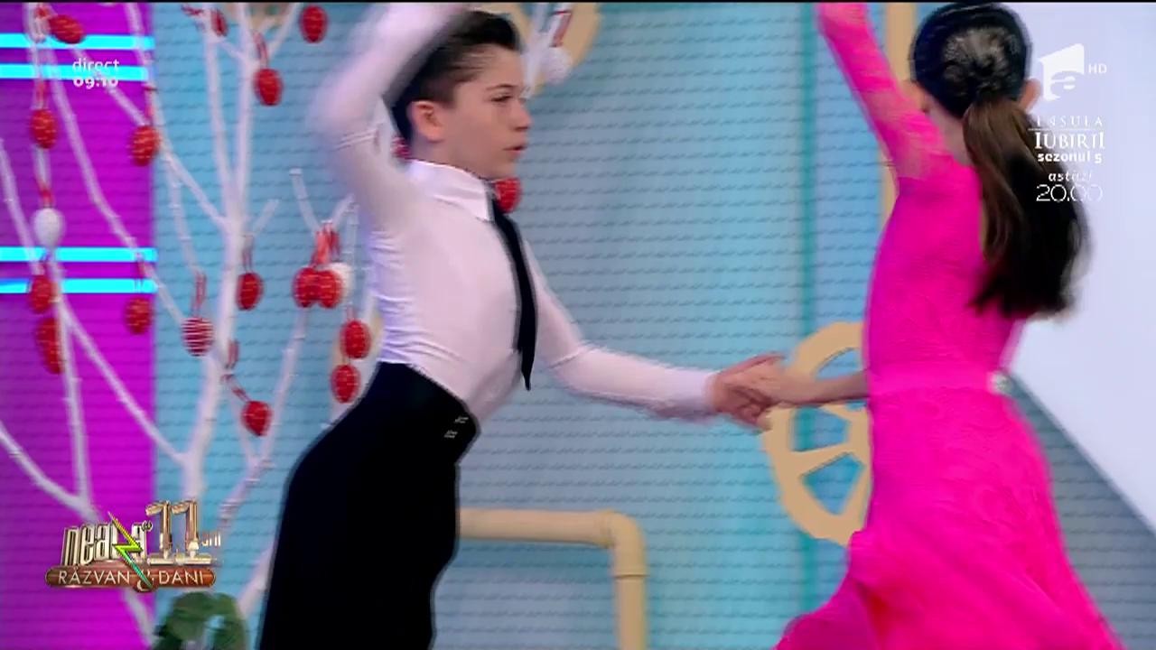 Albert Ivan și Rebeca Mitică, dans senzațional la Neatza cu Răzvan și Dani