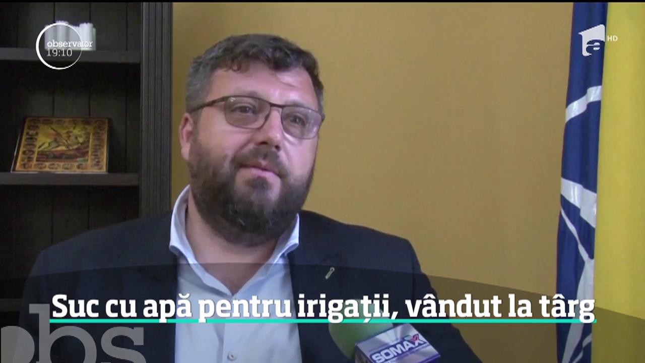 Suc din praf concentrat cu apă de irigat gazonul. Asta au primit contracost participanţii la un t&acirc;rg din Botoşani