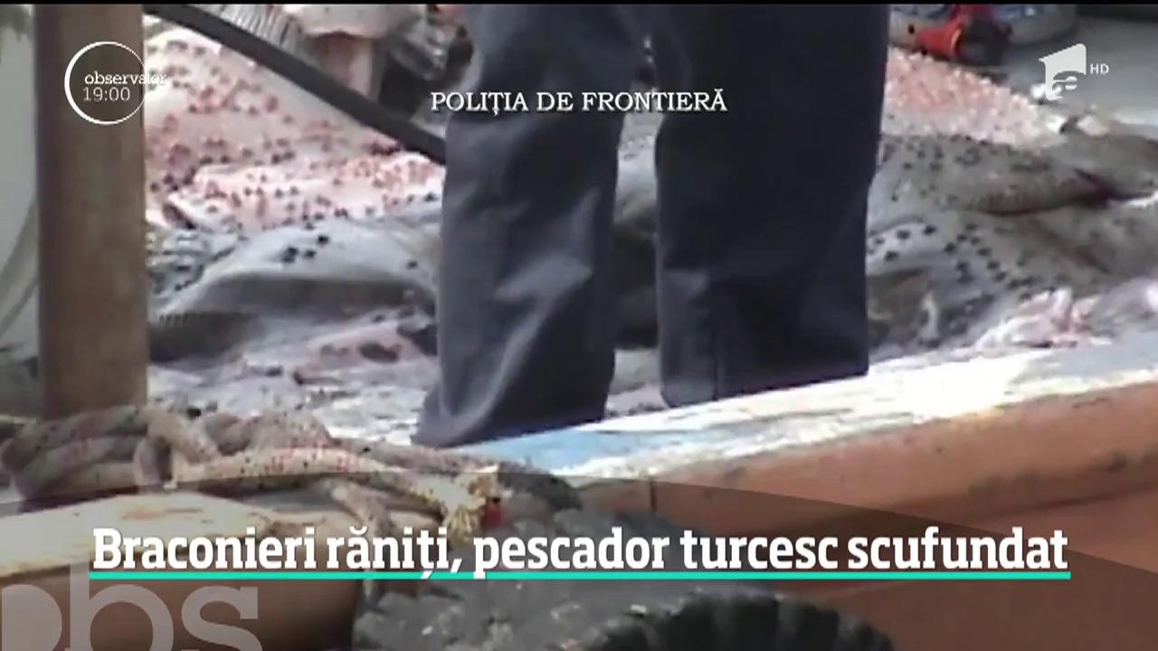 Misiune spectaculoasă &icirc;n Marea Neagră! Poliţiştii de frontieră au tras focuri de armă şi au ridicat &icirc;n aer un avion pentru a bloca o navă turcească cu braconieri