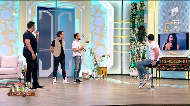 Mihai Morar și Daniel Buzdugan joacă mima la Neatza cu Răzvan și Dani