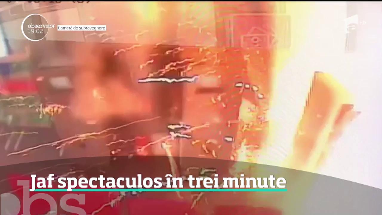 Filmul complet al exploziei la bancomatul din Bucureşti. Anchetatorii vorbesc despre cel mai eficient atac de p&acirc;nă acum