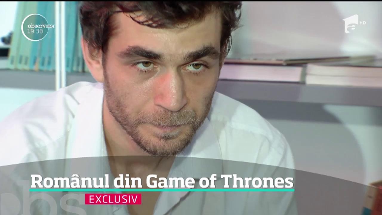 Printre miile de oameni care au făcut posibil succesul serialului Game of Thrones se numără şi un rom&acirc;n!