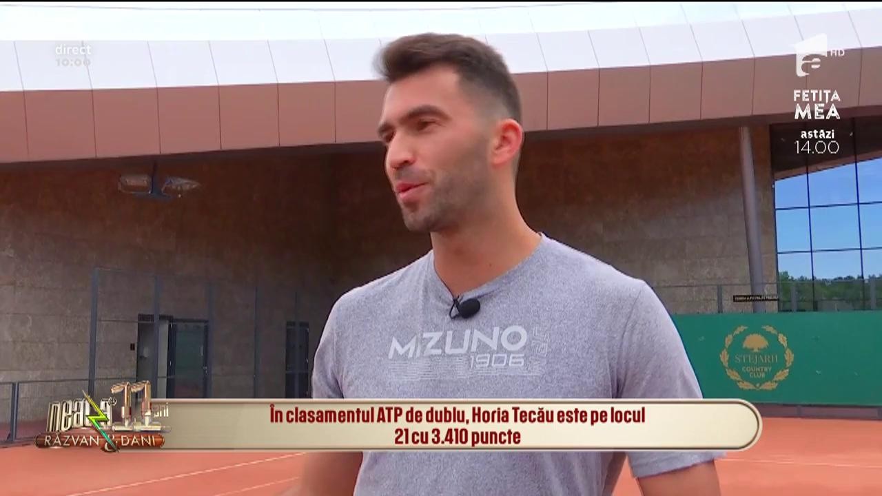 Neatza cu Răzvan și Dani. Horia Tecău se antrenează pentru Roland Garros: Mi-a lipsit turneul ăsta, anul trecut nu am participat