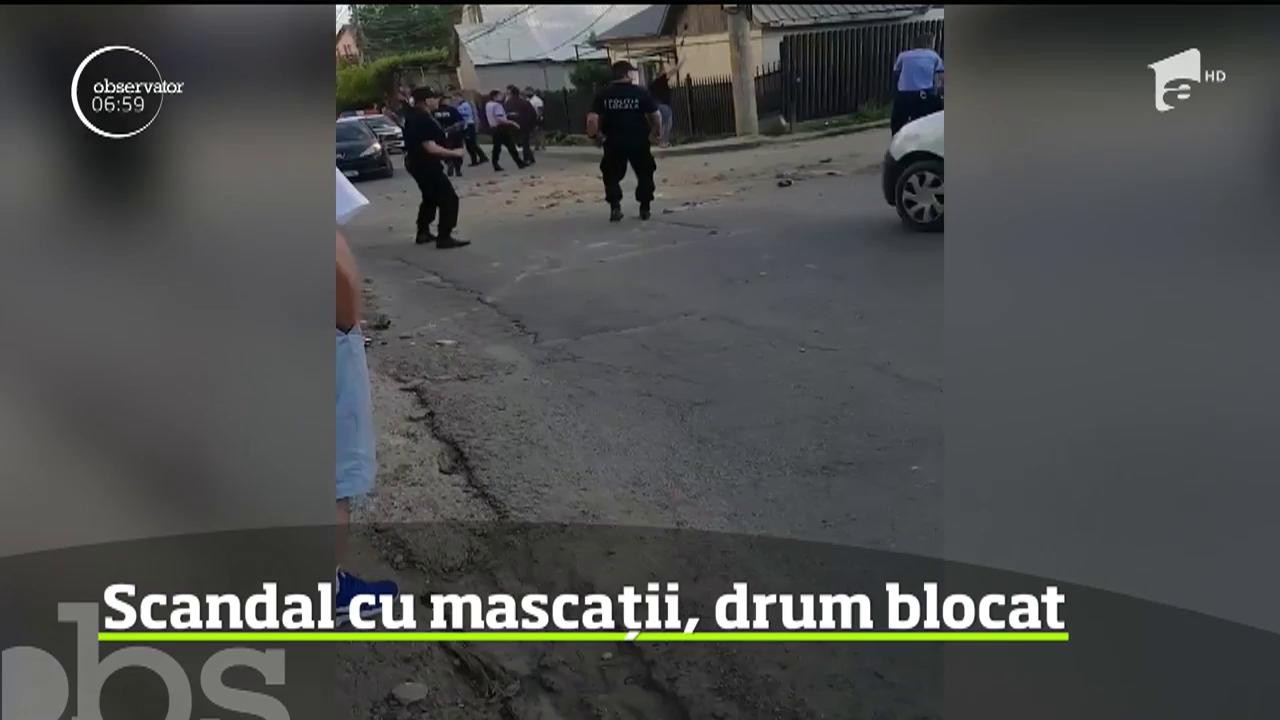 Intervenţie dificilă a forţelor de ordine din Iaşi. Zeci de poliţişti, mascaţi şi jadarmi au intervenit la un scandal izbucnit &icirc;ntr-un cartier din oraş