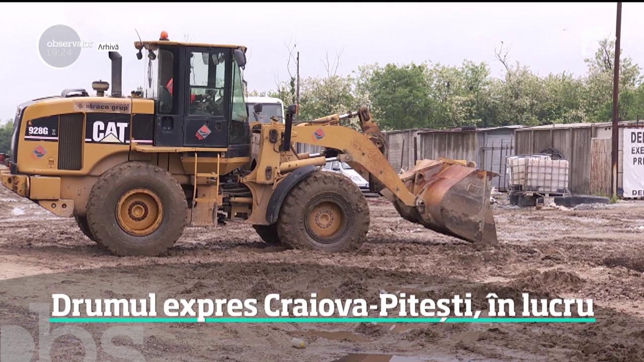 După 12 ani de am&acirc;nări, astăzi, &icirc;n sf&acirc;rşit, a fost pusă prima lopată pentru drumul expres Craiova-Piteşti