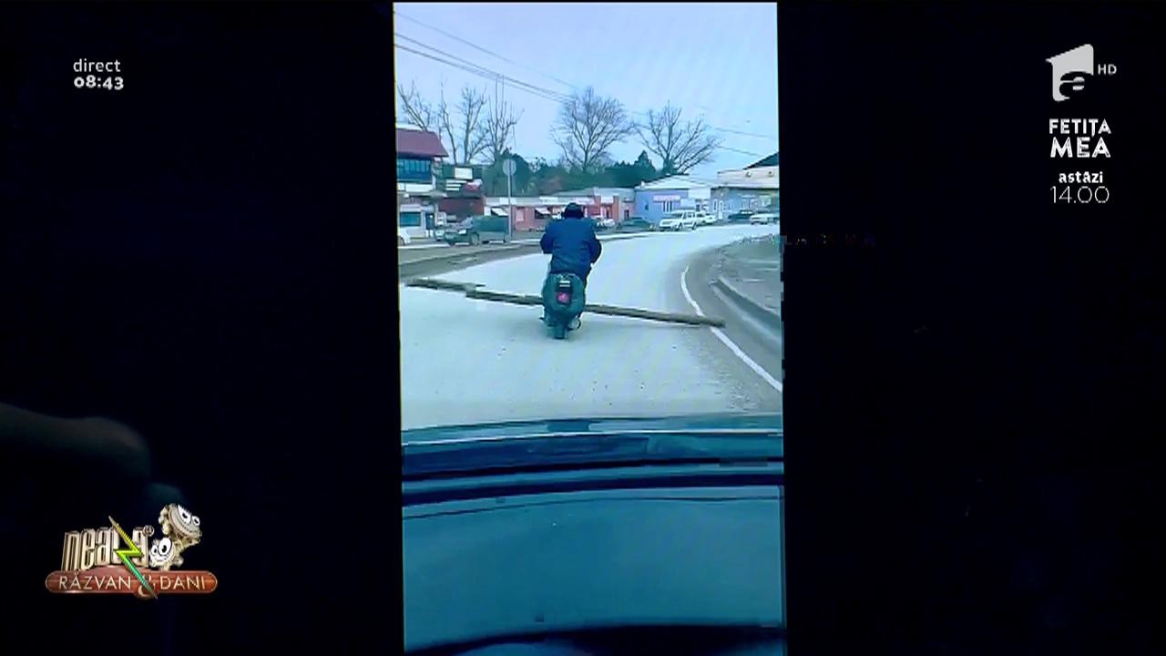 Neatza cu Răzvan și Dani! Smiley News. Motocicleta, cel mai bun transport pentru materiale de bricolaj