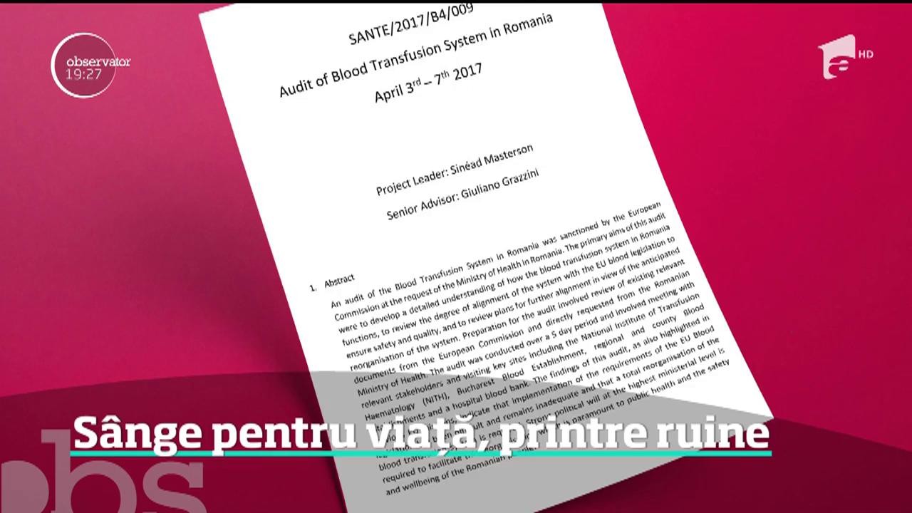 S&acirc;nge pentru viață, printre ruine