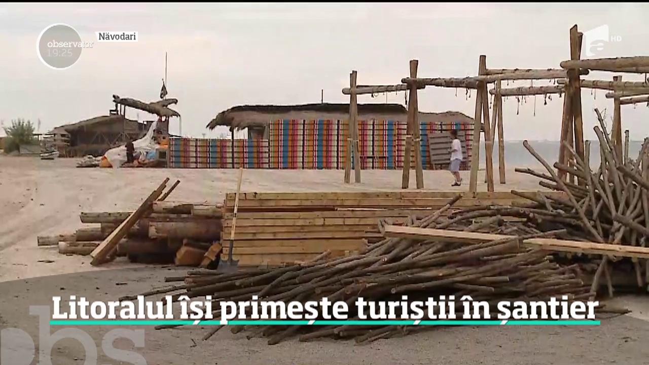 Vara bate la uşă, iar litoralul nostru la poarta speranţei. Patronii teraselor şi restaurantelor sunt &icirc;ncă &icirc;n plin şantier