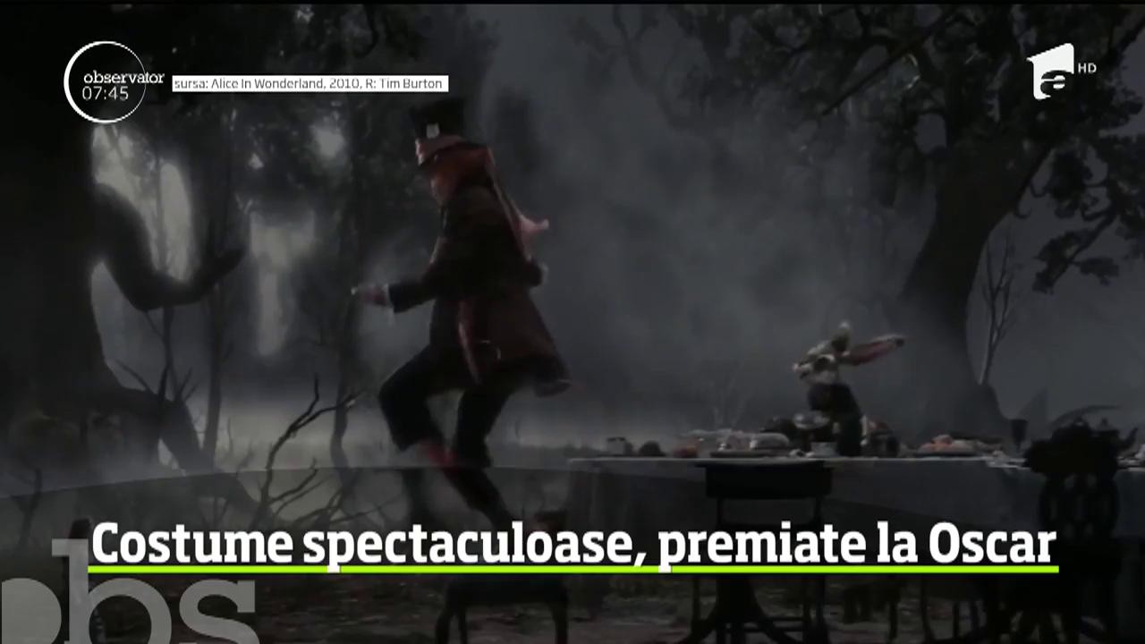 Costume spectaculoase, premiate la Oscar