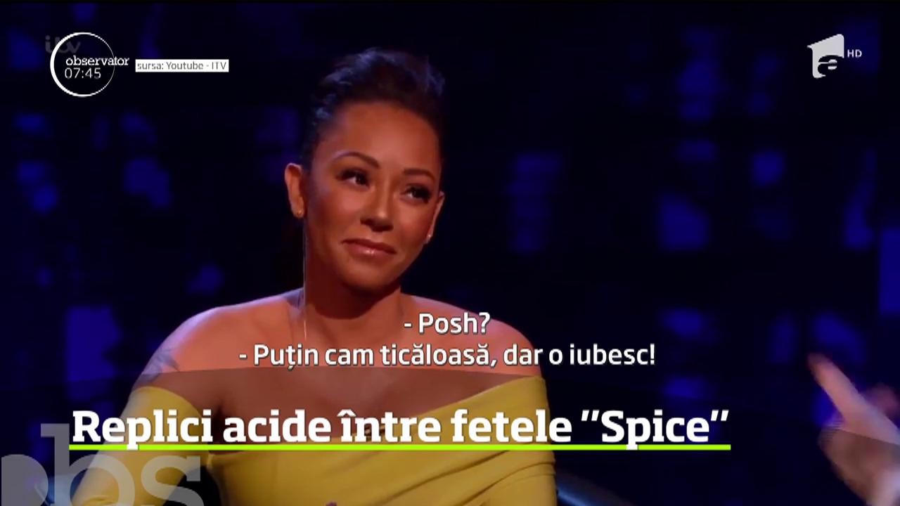 Mel B a numit-o ticăloasă pe Victoria Beckham