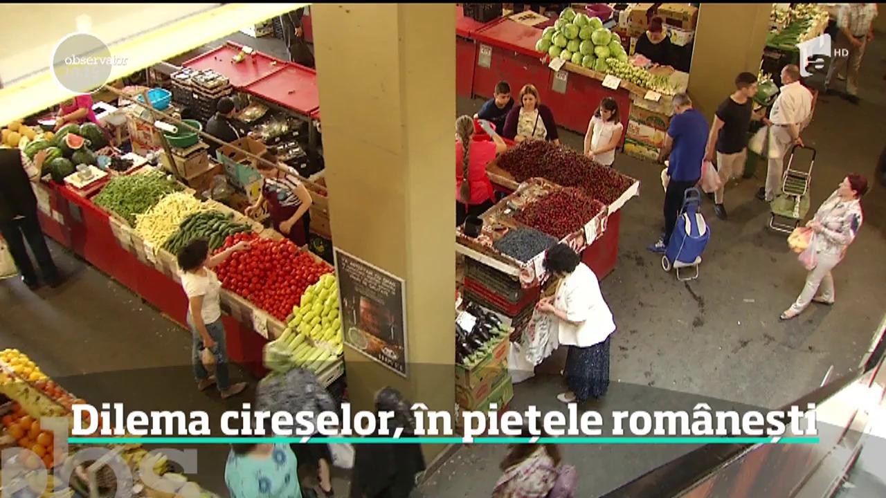 Dilema zilei, &icirc;n pieţele rom&acirc;neşti: sunt sau nu cireşele autohtone?