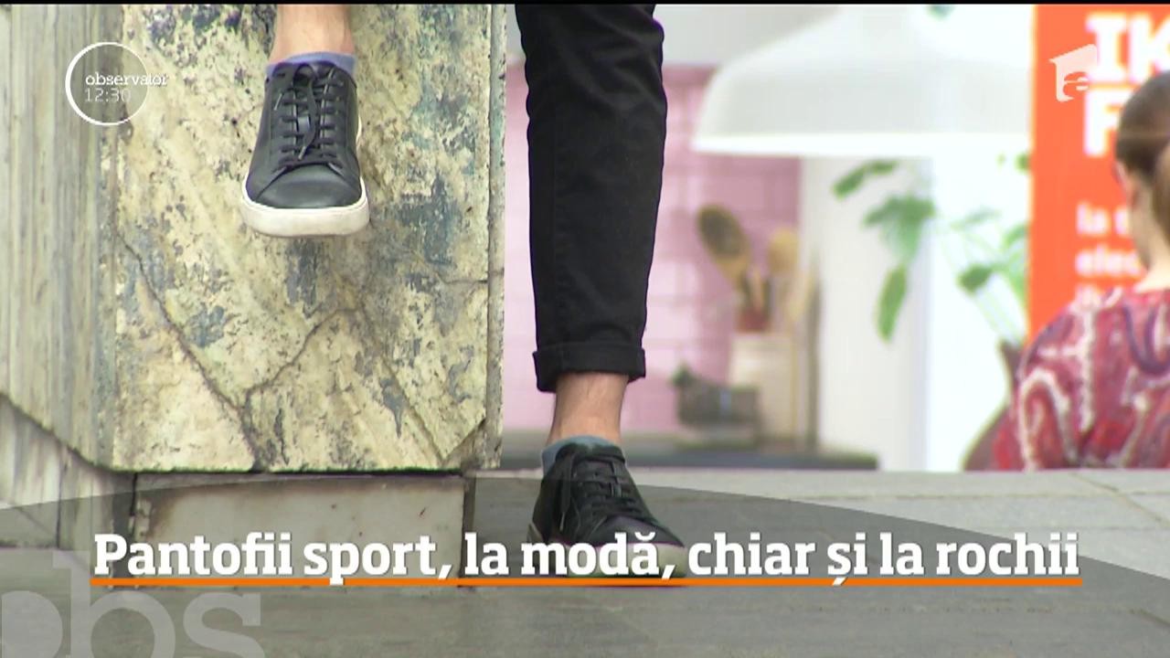 Care sunt noile tendințe &icirc;n materie de &icirc;ncălțăminte. Pantofii sport, la modă, chiar și la rochii