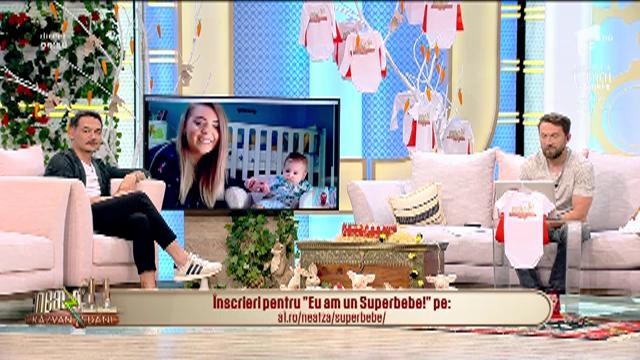 Eu am un superbebe! Domi și mămica lui, Alexandra, &icirc;n direct la Neatza cu Răzvan și Dani