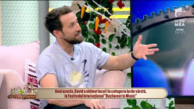 David Adrian Ștefan c&acirc;ntă, la Neatza cu Răzvan și Dani, melodia Who's loving you