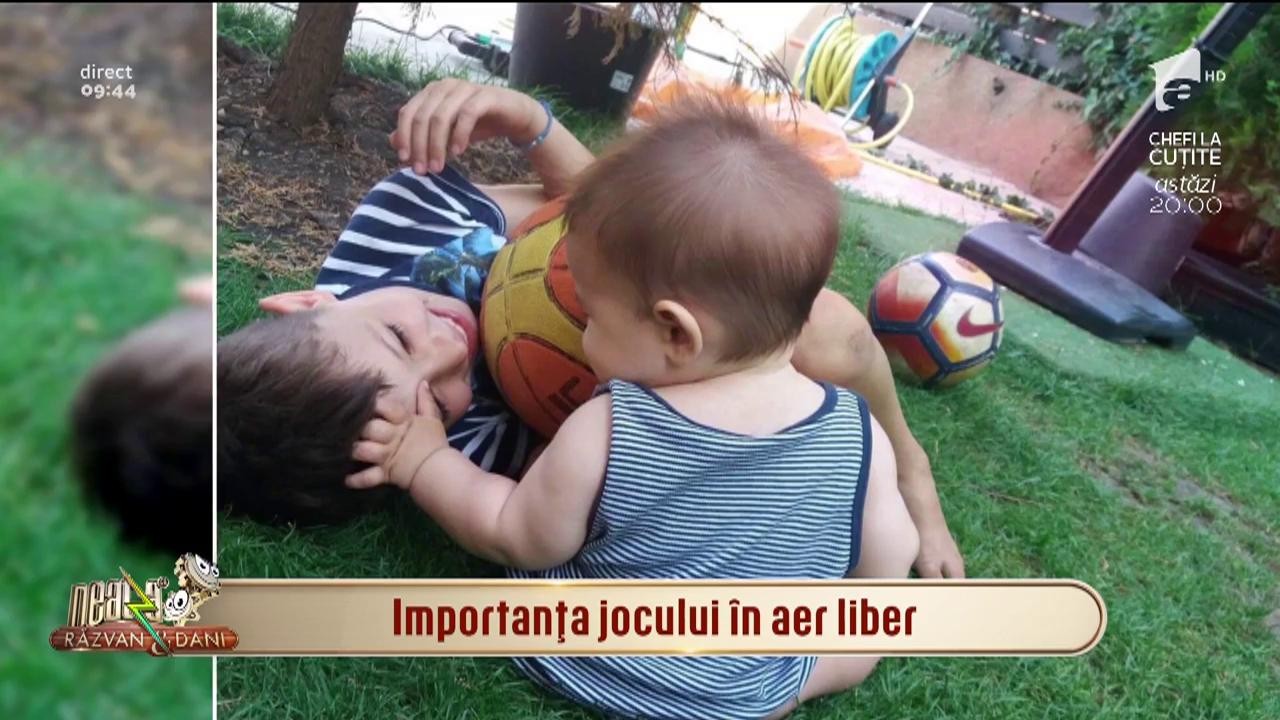 Neatza cu Răzvan și Dani. Importanța jocului &icirc;n aer liber pentru cei mici