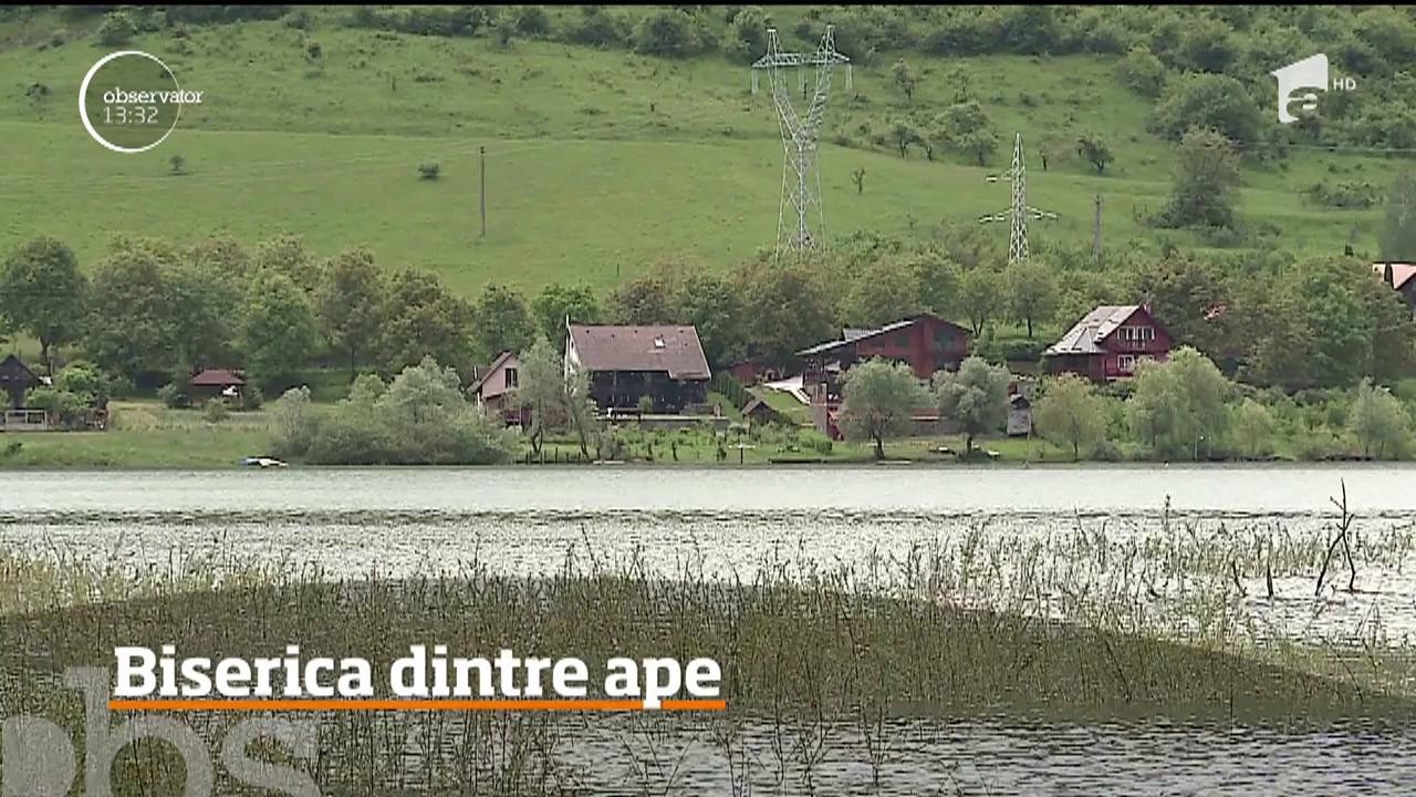 O biserică din judeţul Mureş, scufundată &icirc;n ape, va fi un obiectiv pentru turişti, din această vara!