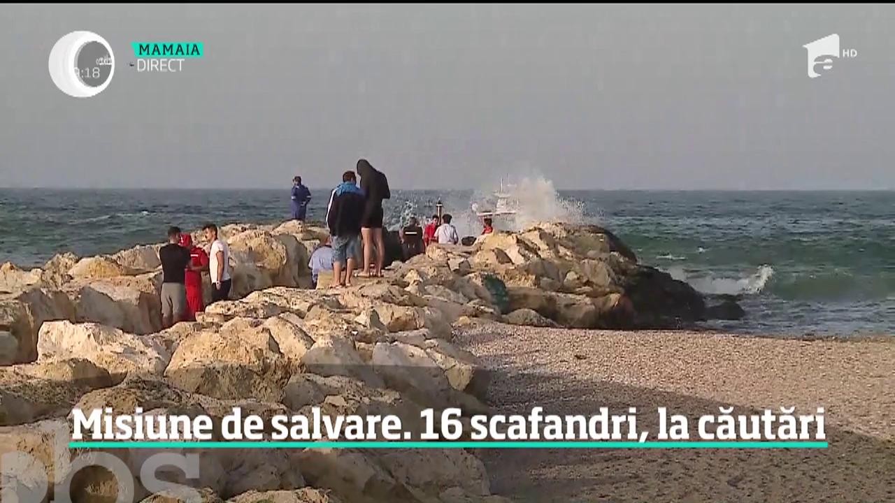 Operaţiune de salvare dramatică &icirc;n staţiunea Mamaia! Un elev de 16 ani a dispărut &icirc;n mare