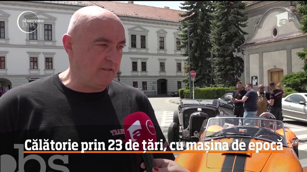 O călătorie de 20 de mii de kilometri &icirc;n jurul Europei cu o maşină de epocă! Este visul devenit realitate pentru doi suedezi