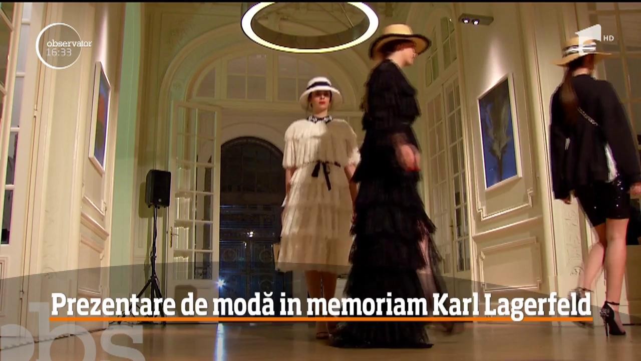 Prezentare de modă &icirc;n memoriam Karl Lagerfeld