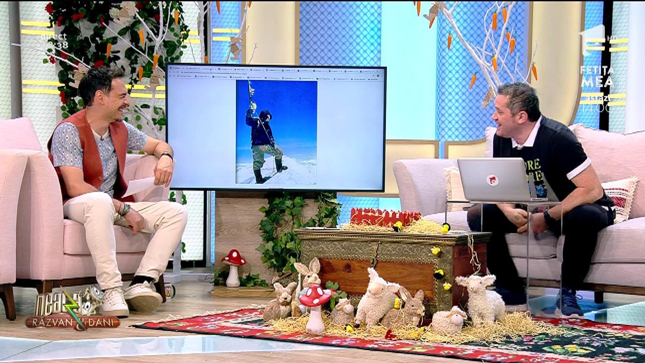 Neatza cu Răzvan și Dani. Smiley News: &Icirc;n prima poză de pe Everest apare un șerpaș