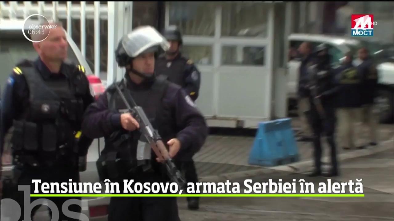 Tensiune &icirc;n Kosovo, după o intervenţie armată a poliţiei &icirc;n regiunea cu populaţie majoritară s&acirc;rbă