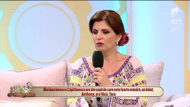Neatza cu Răzvan și Dani. Mariana Ionescu Căpitănescu, dezvăluiri din s&acirc;nul familiei: Am &icirc;ncercat să fiu mai bl&acirc;ndă cu copiii mei. Mama nu a fost așa cu mine
