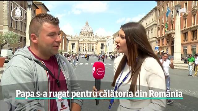 Papa Francisc s-a rugat pentru călătoria din Rom&acirc;nia