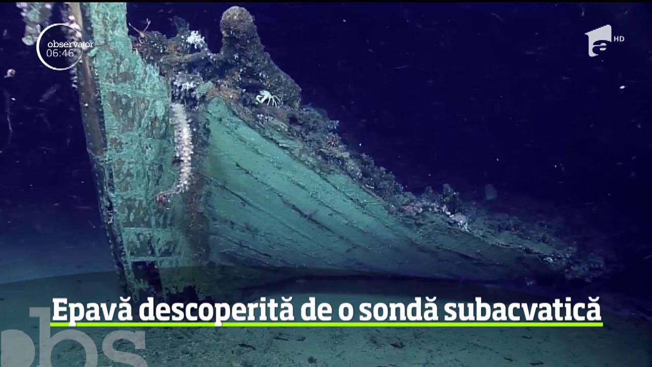 Epava unei nave scufundate acum peste 150 de ani a fost descoperită, din &icirc;nt&acirc;mplare, &icirc;n timp ce o nouă sondă subacvatică era testată &icirc;n Golful Mexic