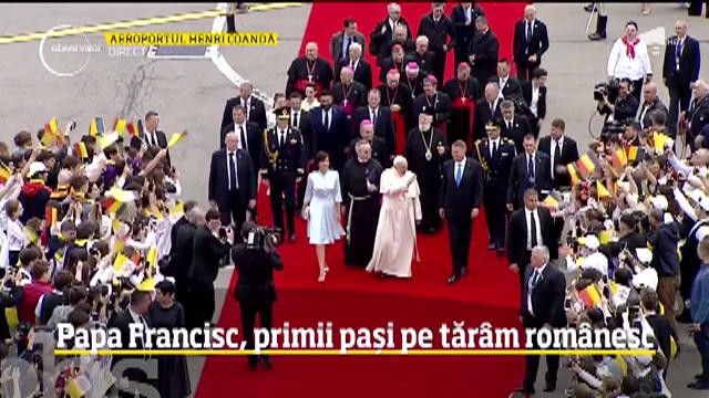Papa Francisc, primii pași pe tăr&acirc;m rom&acirc;nesc