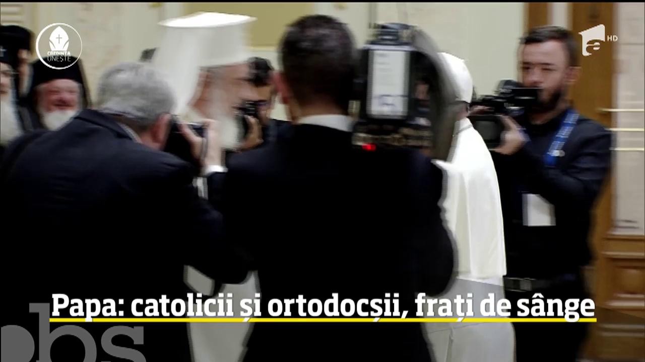 Papa Francisc a rostit rugăciunea Tatăl Nostru &icirc;n limba latină