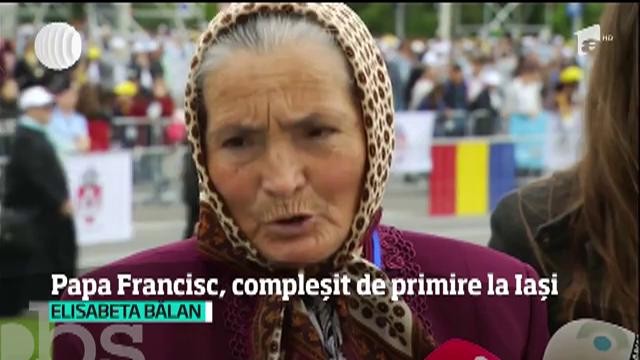 Papa Francisc a fost primit &icirc;n urale la Iaşi