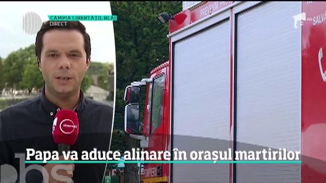 Papa va aduce alinare &icirc;n oraşul martirilor