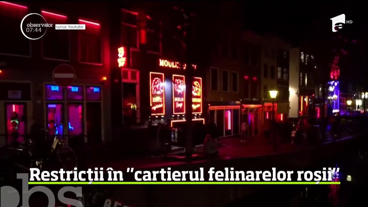 Guvernul olandez interzice plimbările &icirc;n grup prin celebrul cartier al felinarelor roşii