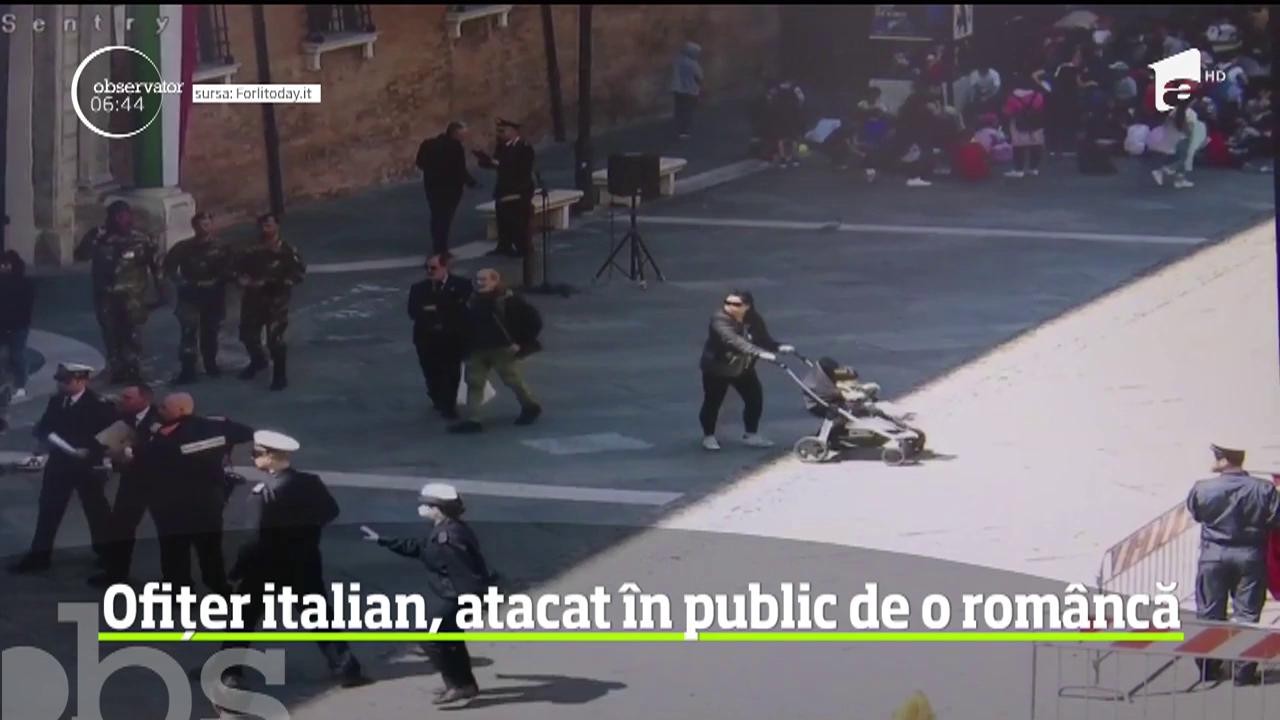 O rom&acirc;ncă originară din Republica Moldova a &icirc;njunghiat un comandor al Pazei de Coastă italiene, chiar &icirc;n centrul oraşului Ravenna